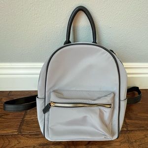 Grey small backpack